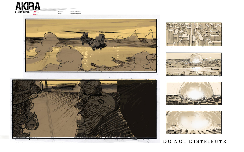 Illustration for article titled Unused storyboards show what the American Akira could've looked like